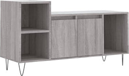 vidaXL - Tv-meubel - 100x35x55 - cm - bewerkt - hout - grijs - sonoma - eikenkleurig