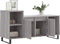 vidaXL - Tv-meubel - 100x35x55 - cm - bewerkt - hout - grijs - sonoma - eikenkleurig