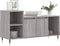vidaXL - Tv-meubel - 100x35x55 - cm - bewerkt - hout - grijs - sonoma - eikenkleurig