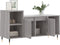 vidaXL - Tv-meubel - 100x35x55 - cm - bewerkt - hout - grijs - sonoma - eikenkleurig
