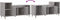 vidaXL - Tv-meubel - 100x35x55 - cm - bewerkt - hout - grijs - sonoma - eikenkleurig