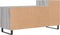 vidaXL - Tv-meubel - 100x35x55 - cm - bewerkt - hout - grijs - sonoma - eikenkleurig