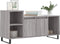 vidaXL - Tv-meubel - 100x35x55 - cm - bewerkt - hout - grijs - sonoma - eikenkleurig