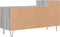 vidaXL - Tv-meubel - 100x35x55 - cm - bewerkt - hout - grijs - sonoma - eikenkleurig