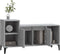 vidaXL - Tv-meubel - 100x35x55 - cm - bewerkt - hout - grijs - sonoma - eikenkleurig