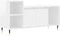 vidaXL - Tv-meubel - 100x35x55 - cm - bewerkt - hout - hoogglans - wit