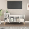 vidaXL - Tv-meubel - 100x35x55 - cm - bewerkt - hout - hoogglans - wit