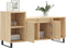vidaXL - Tv-meubel - 100x35x55 - cm - bewerkt - hout - sonoma - eikenkleurig