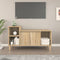 vidaXL - Tv-meubel - 100x35x55 - cm - bewerkt - hout - sonoma - eikenkleurig