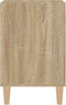 vidaXL - Tv-meubel - 100x35x55 - cm - bewerkt - hout - sonoma - eikenkleurig