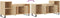 vidaXL - Tv-meubel - 100x35x55 - cm - bewerkt - hout - sonoma - eikenkleurig