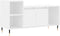 vidaXL - Tv-meubel - 100x35x55 - cm - bewerkt - hout - wit