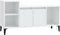 vidaXL - Tv-meubel - 100x35x55 - cm - bewerkt - hout - wit
