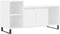 vidaXL - Tv-meubel - 100x35x55 - cm - bewerkt - hout - wit
