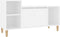 vidaXL - Tv-meubel - 100x35x55 - cm - bewerkt - hout - wit