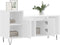 vidaXL - Tv-meubel - 100x35x55 - cm - bewerkt - hout - wit