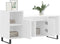 vidaXL - Tv-meubel - 100x35x55 - cm - bewerkt - hout - wit