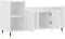 vidaXL - Tv-meubel - 100x35x55 - cm - bewerkt - hout - wit