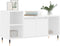 vidaXL - Tv-meubel - 100x35x55 - cm - bewerkt - hout - wit