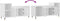 vidaXL - Tv-meubel - 100x35x55 - cm - bewerkt - hout - wit