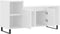 vidaXL - Tv-meubel - 100x35x55 - cm - bewerkt - hout - wit