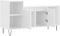 vidaXL - Tv-meubel - 100x35x55 - cm - bewerkt - hout - wit