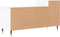 vidaXL - Tv-meubel - 100x35x55 - cm - bewerkt - hout - wit