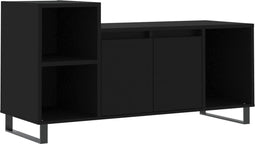 vidaXL - Tv-meubel - 100x35x55 - cm - bewerkt - hout - zwart