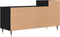 vidaXL - Tv-meubel - 100x35x55 - cm - bewerkt - hout - zwart