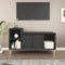 vidaXL - Tv-meubel - 100x35x55 - cm - bewerkt - hout - zwart