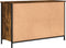 vidaXL - Tv-meubel - 100x35x65 - cm - bewerkt - hout - gerookt - eikenkleurig