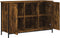 vidaXL - Tv-meubel - 100x35x65 - cm - bewerkt - hout - gerookt - eikenkleurig