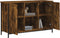 vidaXL - Tv-meubel - 100x35x65 - cm - bewerkt - hout - gerookt - eikenkleurig