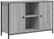 vidaXL - Tv-meubel - 100x35x65 - cm - bewerkt - hout - grijs - sonoma - eikenkleurig