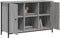 vidaXL - Tv-meubel - 100x35x65 - cm - bewerkt - hout - grijs - sonoma - eikenkleurig