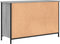 vidaXL - Tv-meubel - 100x35x65 - cm - bewerkt - hout - grijs - sonoma - eikenkleurig