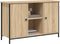 vidaXL - Tv-meubel - 100x35x65 - cm - bewerkt - hout - sonoma - eikenkleurig