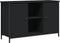 vidaXL - Tv-meubel - 100x35x65 - cm - bewerkt - hout - zwart