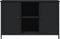 vidaXL - Tv-meubel - 100x35x65 - cm - bewerkt - hout - zwart