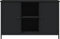 vidaXL - Tv-meubel - 100x35x65 - cm - bewerkt - hout - zwart