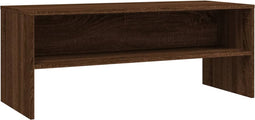 vidaXL - Tv-meubel - 100x40x40 - cm - bewerkt - hout - bruin - eikenkleur