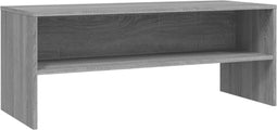 vidaXL - Tv-meubel - 100x40x40 - cm - bewerkt - hout - grijs - sonoma - eikenkleurig
