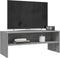 vidaXL - Tv-meubel - 100x40x40 - cm - bewerkt - hout - grijs - sonoma - eikenkleurig