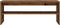 vidaXL - Tv-meubel - 100x40x40 - cm - bewerkt - hout - oud - houtkleurig
