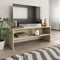 vidaXL - Tv-meubel - 100x40x40 - cm - bewerkt - hout - sonoma - eikenkleurig