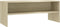 vidaXL - Tv-meubel - 100x40x40 - cm - bewerkt - hout - sonoma - eikenkleurig