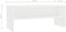 vidaXL - Tv-meubel - 100x40x40 - cm - bewerkt - hout - wit