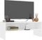vidaXL - Tv-meubel - 100x40x40 - cm - bewerkt - hout - wit