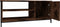 vidaXL - Tv-meubel - 100x40x45 - cm - bewerkt - hout - gerookt - eikenkleurig