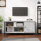 vidaXL - Tv-meubel - 100x40x45 - cm - bewerkt - hout - grijs - sonoma - eikenkleurig